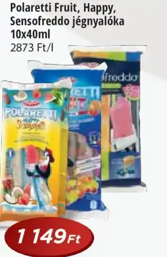 Polaretti Fruit, Happy, Sensofreddo jégnyalóka