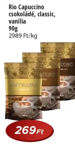 Real Rio Capuccino csokoládé, classic, vanília ajánlat