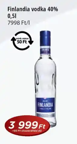 Real Finlandia vodka 40% ajánlat