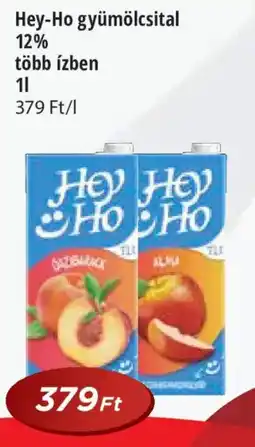 Real Hey-Ho gyümölcsital 12% több ízben ajánlat