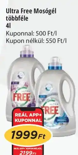 Real Ultra Free Mosógél többféle ajánlat