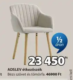 JYSK ADSLEV étkezőszék ajánlat
