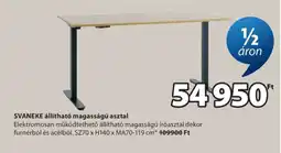JYSK SVANEKE állítható magasságú asztal ajánlat