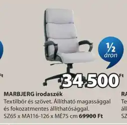JYSK MARBJERG irodaszék ajánlat