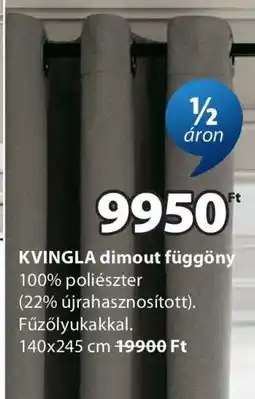JYSK KVINGLA dimout függöny ajánlat
