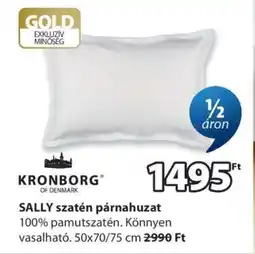 JYSK SALLY szatén párnahuzat ajánlat