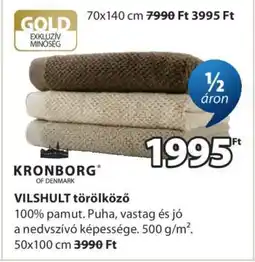 JYSK VILSHULT törölköző ajánlat