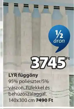 JYSK LYR függöny ajánlat