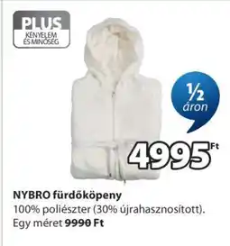 JYSK NYBRO fürdőköpeny ajánlat