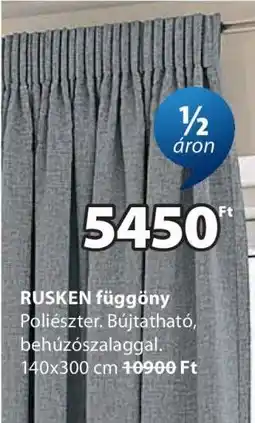 JYSK RUSKEN függöny ajánlat