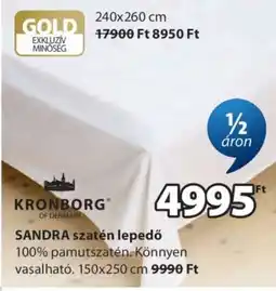 JYSK SANDRA szatén lepedő ajánlat