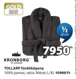 JYSK TOLLARP fürdőköpeny ajánlat