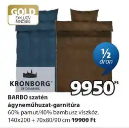 JYSK BARBO szatén ágyneműhuzat-garnitúra ajánlat