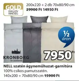 JYSK NELL szatén ágyneműhuzat-garnitúra ajánlat