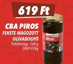 CBA Cba piros fekete magozott olívabogyó ajánlat