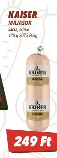 CBA Kaiser májasok kacsa, csirke ajánlat
