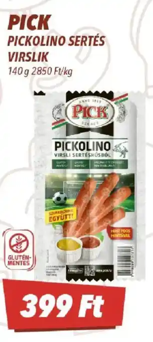 Pick pickolino sertés virslik
