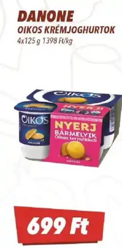 CBA Danone oikos krémjoghurtok ajánlat