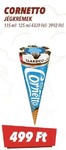 CBA Cornetto jégkrémek ajánlat