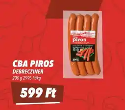 CBA Cba piros debrecziner ajánlat