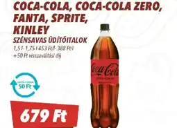 CBA Coca-cola, coca-cola zero, fanta, sprite, kinley ajánlat