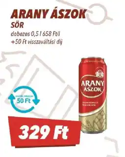 CBA Arany ászok sör ajánlat