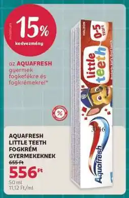 Rossmann AQUAFRESH LITTLE TEETH FOGKRÉM GYERMEKEKNEK ajánlat