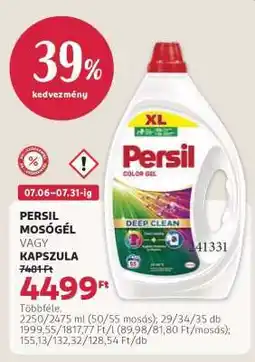 Rossmann Persil mosógél vagy kapszula ajánlat