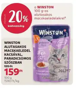 Rossmann WINSTON ALUTASAKOS MACSKAELEDEL KACSÁVAL, PARADICSOMOS SZÓSZBAN ajánlat