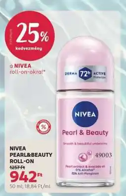 Rossmann NIVEA PEARL&BEAUTY ROLL-ON ajánlat