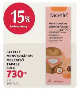 Rossmann FACELLE MENSTRUÁCIÓS MELEGÍTŐ TAPASZ ajánlat