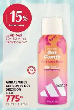 Rossmann ADIDAS VIBES GET COMFY NŐI DEZODOR ajánlat