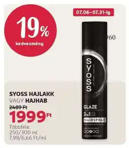 Rossmann SYOSS HAJLAKK VAGY HAJHAB ajánlat