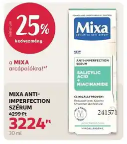 Rossmann MIXA ANTI-IMPERFECTION SZÉRUM ajánlat