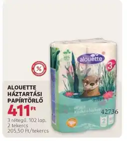 Rossmann ALOUETTE HÁZTARTÁSI PAPÍRTÖRLŐ ajánlat