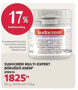 Rossmann SUDOCREM MULTI-EXPERT BŐRVÉDŐ KRÉM ajánlat
