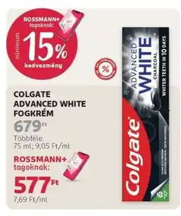 Rossmann COLGATE ADVANCED WHITE FOGKRÉM ajánlat