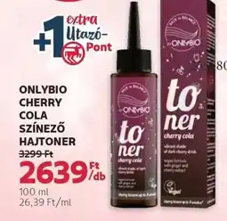 Rossmann ONLYBIO CHERRY COLA SZÍNEZŐ HAJTONER ajánlat