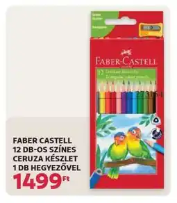 Rossmann FABER CASTELL 12 DB-OS SZÍNES CERUZA KÉSZLET 1 DB HEGYEZŐVEL ajánlat