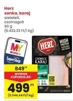 Spar Herz sonka, karaj ajánlat