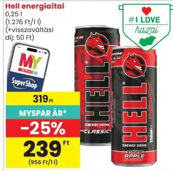 Spar HELL Energiaital ajánlat