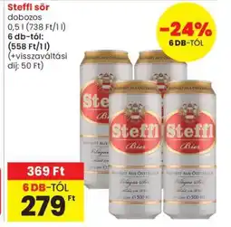 Spar Steffl sör dobozos ajánlat