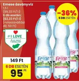 Spar Emese ásványvíz ajánlat