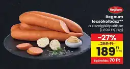 Spar Regnum lecsókolbász ajánlat