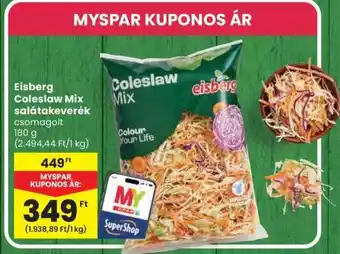 Spar Eisberg Coleslaw mix salátakeverék ajánlat