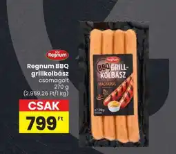 Spar Regnum BBQ grillkolbász ajánlat