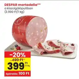 Spar DESPAR mortadella ajánlat