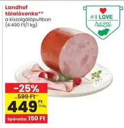 Spar Landhof tálalósonka ajánlat