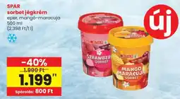 Spar SPAR sorbet jégkrém ajánlat