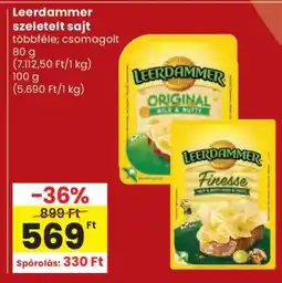 Spar Leerdammer szeletelt sajt ajánlat